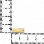 NASSIA Link din aur 14k - pentru bratara - placuta (110423-44)