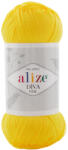 alize DÍVA FINE horgoló és kötőfonal - Sárga - 110