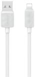 USAMS KY adatkábel (USB - lightning, 2.4A, gyorstöltő, 100cm) FEHÉR Apple IPAD, IPAD 2, IPAD (3rd Generation) (SJ689USB02)