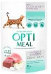 Optimeal Pouch Adult Cat Hairball Control With Duck And Slices of Liver пауч за котки с патешко и черен дроб 85gr