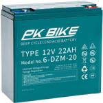PK Bike Deep Cycle (Ciklikus) 12V 22Ah VRLA Grafén elektromos kerékpár akkumulátor