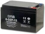 PK Bike DAB Bike 12V C2/13Ah C20/18Ah Graphene Ciklikus VRLA elektromos kerékpár akkumulátor