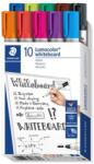 STAEDTLER Táblamarker készlet, 2 mm, kúpos, STAEDTLER Lumocolor 351, 10 különböző szín