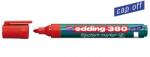edding Flipchart marker, 1, 5-3 mm, kúpos, EDDING 380, piros