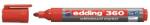 edding Tábla- és flipchart marker, 1, 5-3 mm, kúpos, EDDING 360, piros