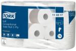 Tork Toalettpapír, T4 rendszer, 3 rétegű, 12 cm átmérő, Premium, TORK Soft, fehér