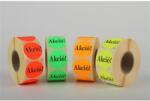  Etikett, 38 mm kör, "AKCIÓ" felirattal, 1000 etikett/tekercs, piros (5998377105570) - nyomtassingyen