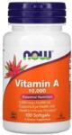 NOW Vitamin A 10,000 IU 100 comprimate