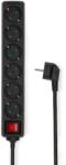 Nedis 6 Plug 1,5 m Switch (ESOC615F2BK)