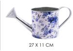  IRIS bádog öntözőkanna kék virág 27x11cm (81037) - bestbyte