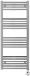 Hunor 600 x 1600 elektromos törölközőszárító radiátor, egyenes, króm, digitális 900 W