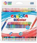 CARIOCA Bicolor Színes ceruza, 24 db (30313)