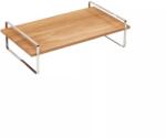 COMAS Fa asztali bemutatóállvány acélkerettel, magasság: 120 mm, hossz: 450 mm - gastrozone - 41 955 Ft