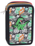 S-Cool Penar neechipat cu 4 fermoare S-COOL SC3207, Motiv raptors, Rosu (SC3207/ROSU) Penar