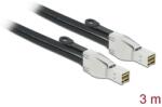 Delock PCI Express kábel Mini SAS HD SFF-8674 - SFF-8674 csatlakozókkal, 3 m (86623) - pepita