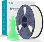 Sunlu PLA Glow in the dark 1kg, White - White to Green (PLA Noctilucent White)