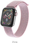 Hoco Apple Watch Series1/2/3/4/5(42/44mm) WB06 nylon sportszíj, Pink
