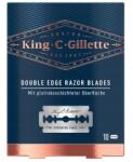 Gillette King C. Gillette, Dupla élű borotvapengék, 10 db (456789)