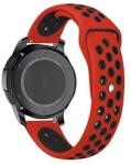 XPRO Samsung Galaxy Watch / Gear S3 Lélegző Szíj piros / Fekete S Méret 22mm