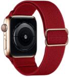 XPRO Apple Watch Szövet Körpánt Piros Apple Watch 38mm / 40mm / 41mm / 42mm S10 Készülékhez