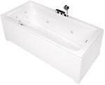 Wellis Huron E-Drive hidromasszázs fürdőkád 180x80 cm csapteleppel - Balos kivitel (WK00196)
