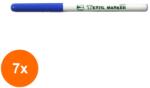 KOH-I-NOOR Set 7 x Marker Subtire, Albastru (HOK-7xKH-K3203-17A)