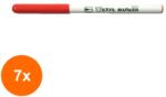 KOH-I-NOOR Set 7 x Marker Subtire, Rosu (HOK-7xKH-K3203-08R)