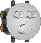 SAPHO Smart Select - Rejtett termosztatikus zuhanycsap, 2 készülékhez, króm RP032 (RP032)