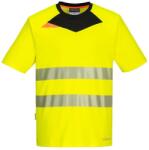 Portwest DX413 DX4 Hi-Vis póló S/S Sárga/Fekete - S (PW-DX413YBRS) - hardtools