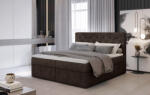 Eltap Loree 140x200 boxspring ágy sötétbarna - smartbutor