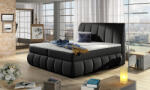 Eltap Vincenzo 140x200 boxspring ágy fekete - smartbutor - 357 700 Ft