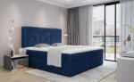 Eltap Idris 140x200 boxspring ágy sötétkék - smartbutor