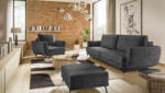 ELTAP Megis 3f, 1f, pouf lounge ülőgarnitúra szett, sötétszürke - smartbutor - 590 800 Ft