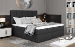 Eltap Fényes 185x210 boxspring ágy sötétszürke - smartbutor - 345 100 Ft