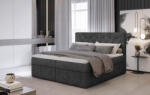Eltap Loree 160x200 boxspring ágy sötétszürke - smartbutor