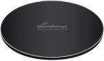 MediaRange Qi Vezeték Nélküli Gyorstöltő Pad 15w Fekete (mrma118)