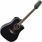 Takamine GD38CE Black 12 húros elektroakusztikus gitár - jumbomusic