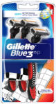 Gillette Blue3 eldobható borotva fekete-piros 3 db