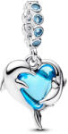 Pandora Kék muranói üveg delfinek függő charm - 793924C01 (793924C01)
