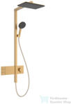 Hansgrohe RAINDANCE ALIVE Q Puro Showerpipe 210/340 2 jet termosztátos zuhanyrendszer, szálcsiszolt bronz 24590140 (24590140)