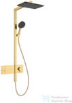 Hansgrohe RAINDANCE ALIVE Q Puro Showerpipe 210/340 Ecosmart 1 jet termosztátos zuhanyrendszer, polírozott arany hatású 24581990 (24581990)