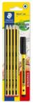 STAEDTLER Grafitceruza készlet, tűfilccel, HB, hatszögletű, STAEDTLER "Noris® 120", 8+1 db (TS120SBK8P2) - tintasziget