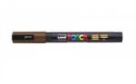 uni Dekormarker 0, 9-1, 3mm, Uni Posca PC-3M barna (2UPC3MB) - tintasziget