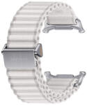Samsung Galaxy Watch Ultra (47mm) SM-L705, textíl pótszíj, nylon, állítható, hullámos kialakítás, légáteresztő, sport, Samsung Trail Band, fehér, gyári