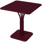 Fermob Cseresznyepiros fém asztal Fermob Luxembourg talapzat 71 x 71 cm (FB-4146-B9)