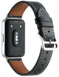 Samsung Galaxy Fit3 SM-R390, valódi bőr pótszíj, állítható, fekete