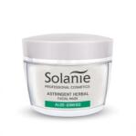 Solanie Aloe Ginkgo gyógynövényes összehúzó arcpakolás, 50 ml - hajvarazs