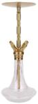 WD Hookah Diamond Gold Clear Glass