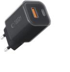 Tech-Protect NCM33W hálózati töltő USB / USB-C 33W PD QC, fekete