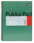 Pukka Pad Spirálfüzet, A4+, kockás, 100 lap, PUKKA PAD, "Metallic Jotta (PUPJJM018K) - hazunktajan
